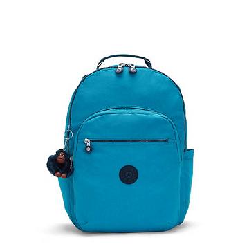 Torby Na Laptopa Kipling Seoul Large 15" Backpack Zielone | PL 1566KO